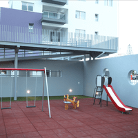 Secured Kids Playground