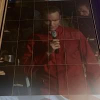 This is what I look like on a jumbotron (photo credit: Laura Stanulis Wilkins)