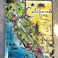California Glass Magnet 