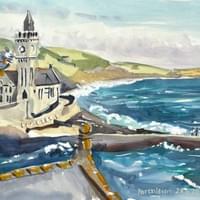 Summer surf, Porthleven