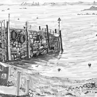 Harbour steps, Herm