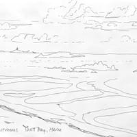 Streams through the sand