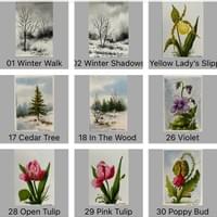 Original Watercolor Cards 