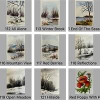 Original Watercolor Cards 