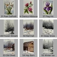 Original Watercolor Cards 