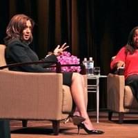 (April 2012) The Forum: Conversations at YBCA (Farai Chideya (r) in conversation with California Attorney General Kamala Harris)