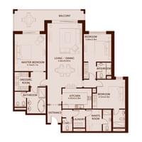 TYPE D1 - 3 Bedroom