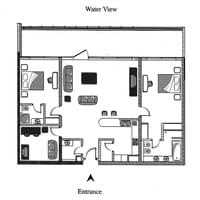 TYPE C - Garden Level -  2 Bed