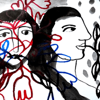Sisters Talking Flower