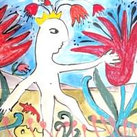 Man with Flowers
