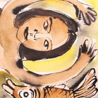 Woman with Fish