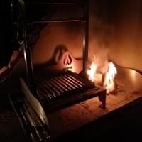 Saltero Parilla grill by Night