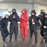 知事室に発足の報告