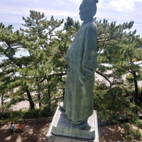 Ryoma Statue in Katsurahama Beachi