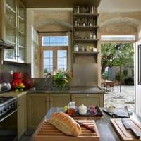 View from the kitchen of Villa Kerasia