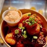 Sweet & Spicy Fried Shrimp and