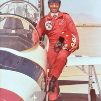Capt. Lloyd “Fig” Newton goal when he joined the Air Force was to be a part of the U.S. Air Force’s stunt squadron, The Thunderbirds.  He fulfilled his dream.   