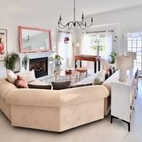 Sprawling living room