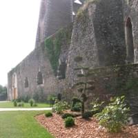 Massif dans un monument historique