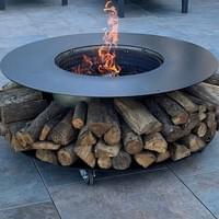 Fire Pit Features - Castors For Ease Of Movement