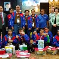 Reception with Cambodian delegates for Special Olympics - June 2015