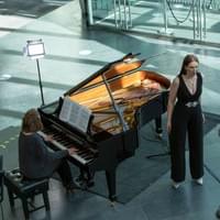 Aoife O'Sullivan (piano), Gemma Ní Bhriain ©Kip Carroll