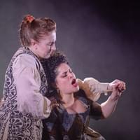 Gemma Ní Bhriain (Megacle) Alexandra Urquiola (Aristea) - L’Olimpiade - Irish National Opera © Ros Kavanagh