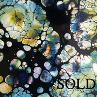 Detail of shellac burn (encaustic) 