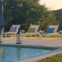 Relax with a book by the pool