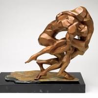 Juliana Freitas BAROQUE EMBRACE I Bronze I Edition of 10 I 18” x 20.5” x 9.5” I 2006