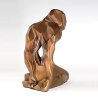 	Juliana Freitas NOT LOOKING I Bronze I Edition of 12 I 17” x 13” x 9” I 2006