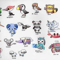 Some Mofy characters I made up