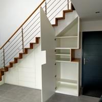 Meuble escalier.