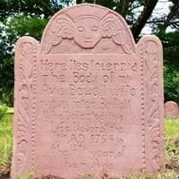 Brownstone replacement headstone, Litchfield Connecticut 