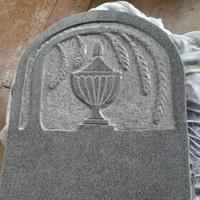 Willow & urn in granite