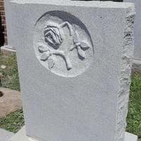 Granite headstone