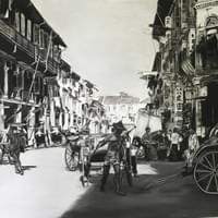  The Rickshaw Man. Charcoal, 130x155 cm