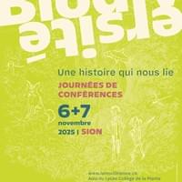 Affiche, illustration, brochure 16 pages © Pauline Lugon pour la Murithienne