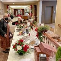 Jean Kawaoka and Raffle Table