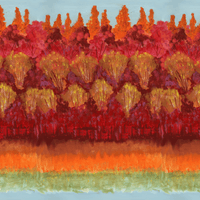 Fall Colors Tree Stripe
