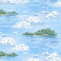 Lake Day Landscape