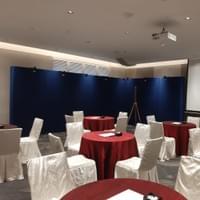 Full Height Panels against the wall use as Backdrop