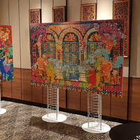 Canvas Artworks Hooked on Trimesh Stands