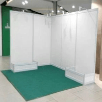 "L" shape corner booth