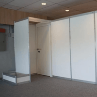 Temporary Room with door