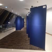 Clip panels with lights and numbering