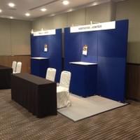 3 panel Clip Display Exhibition booths