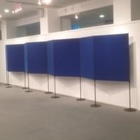 Wide Angle set-up against the wall