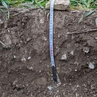 Soil pit at Didling Farms