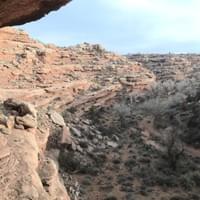 A panoramic view near our study site in Moab, Utah
